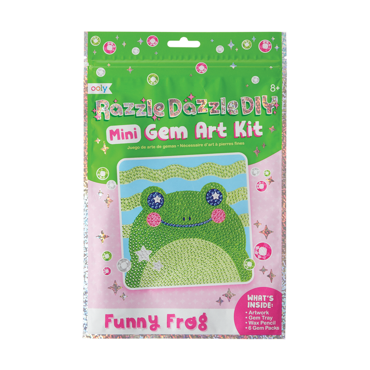 161-087-Razzle-Dazzle-DIY-Mini-Gem-Art-Kit-Funny-Frog-C1